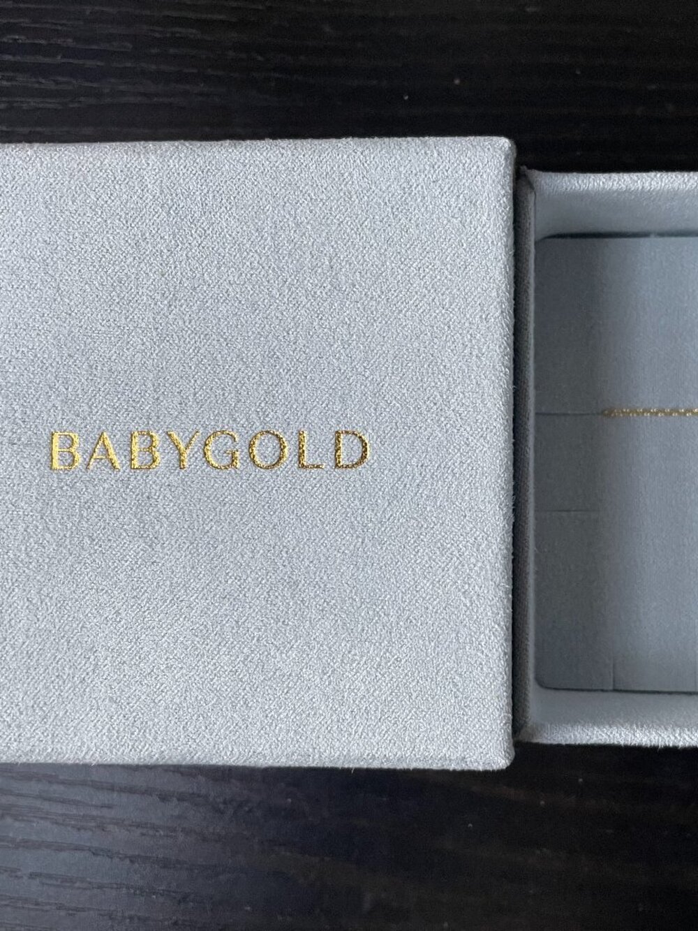 Babygold diamond solitare bracelet